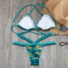 Buy this Brazilian Bikini Aqua Floral Aqua Straps at the BumBum Store