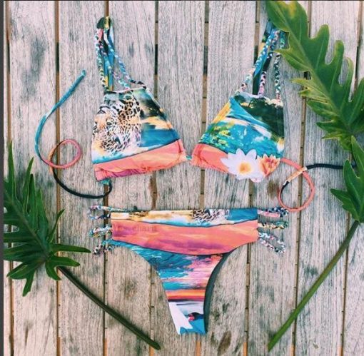 Buy this Brazilian Bikini Colourful Triple Cord Straps at the BumBum Store