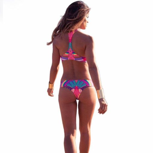 Buy this Brazilian Bikini Crop Top Pink Purple at the Bumbum Store