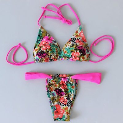 Buy this Brazilian Bikini Mixed Floral Pink Straps at the BumBum Store