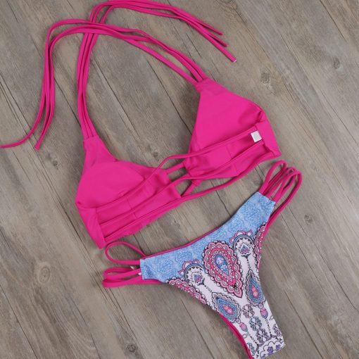 Buy this Brazilian Bikini Pink Triple Cord Strap at the Bumbum Store