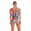 Buy this Brazilian Swimsuit Floral Frilly Top at the Bumbum Store